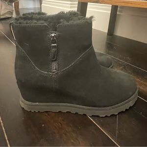 UGG Classic Femme zip up wedge boots
